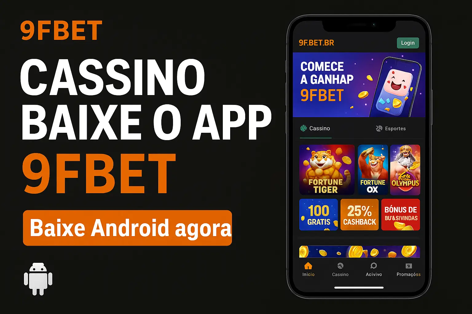 Baixar o 9FBET Cassino App