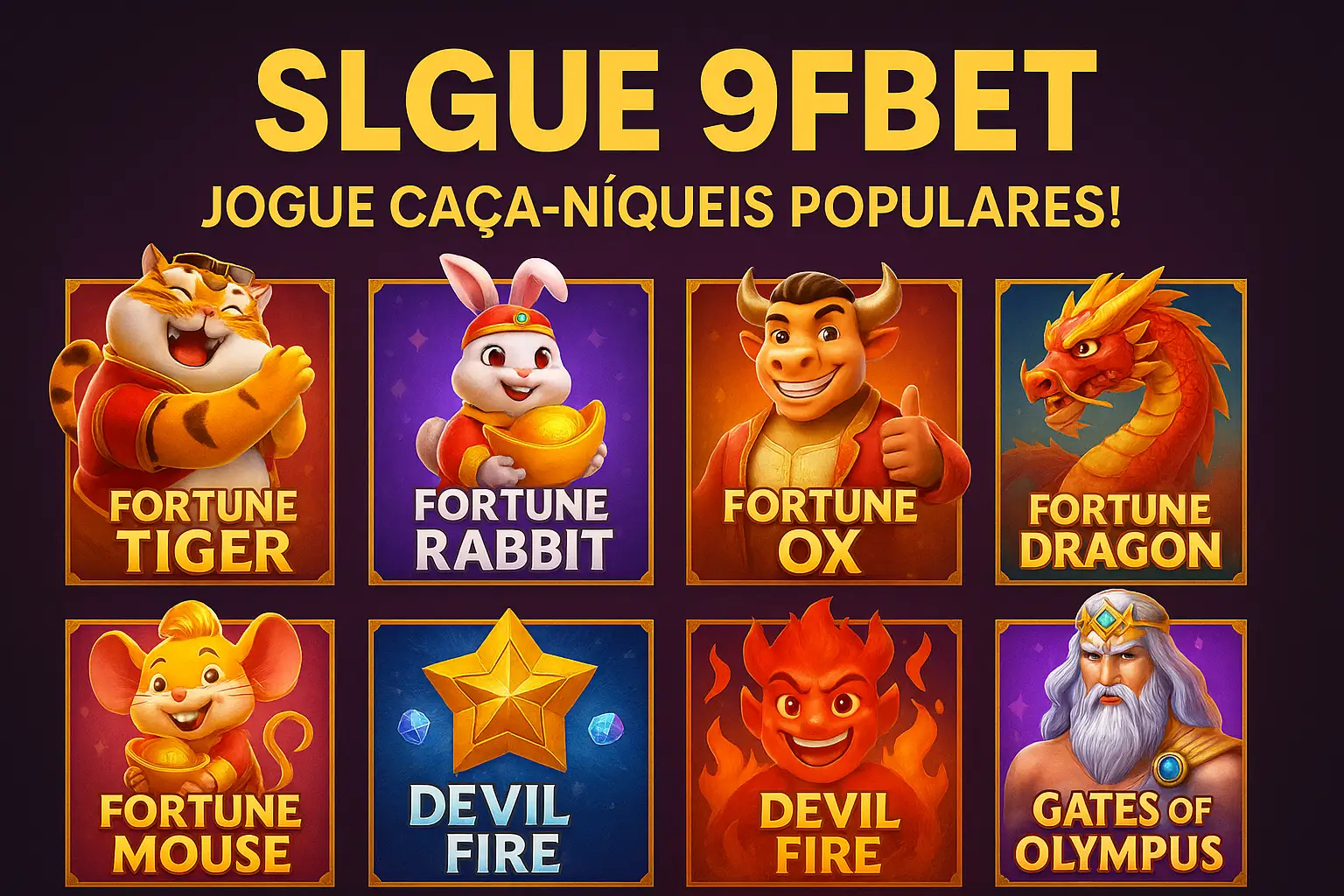 Jogos de Slot no Casino Online 9FBET