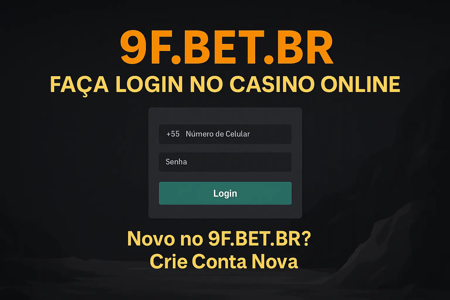 Login no Cassino 9FBET