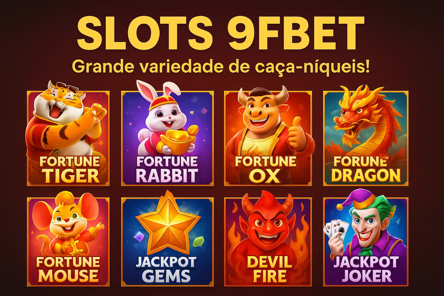 Explore o mundo das slot machines no 9FBET Casino